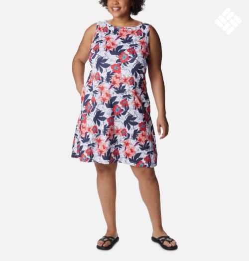 Rochie Columbia Chill River Printed Dama Flori | Plus Size NZ7Q18M09